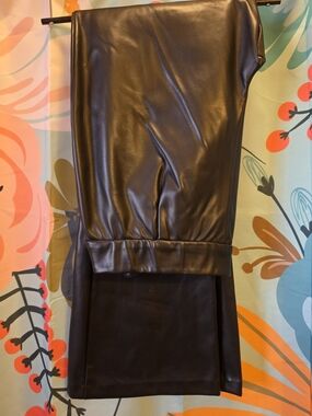 Maurices Black Faux Leather Leggings
